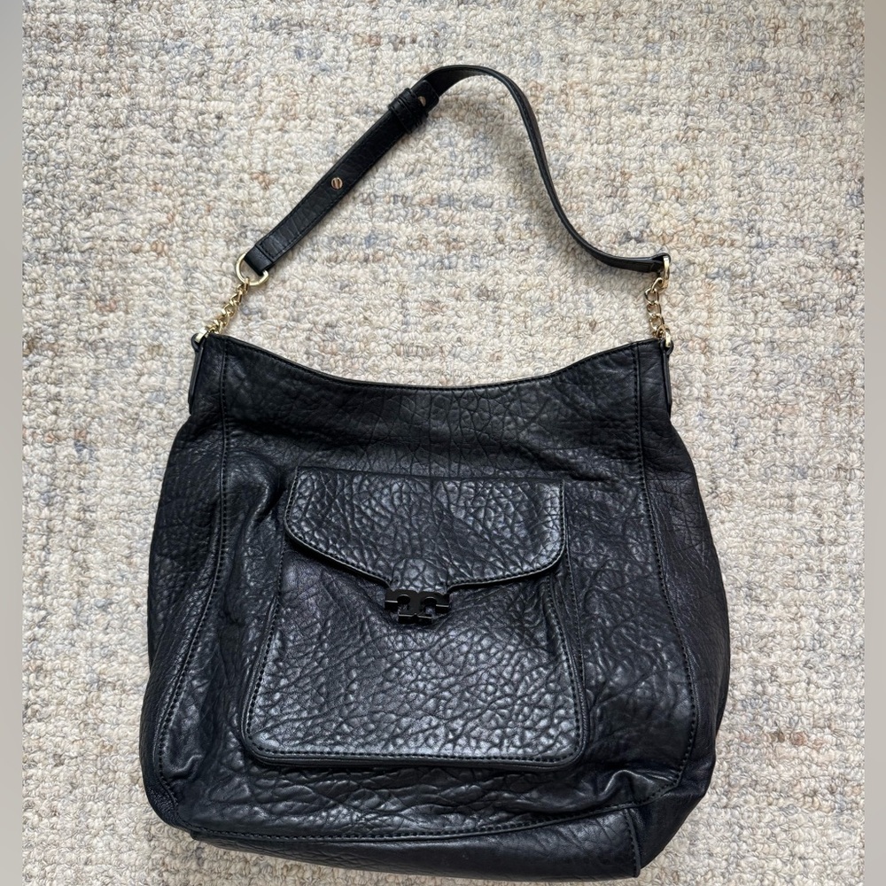 Tory Burch Black Leather Tote